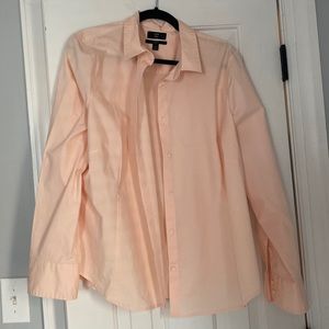 J Crew 365 Curvy fit pink button down